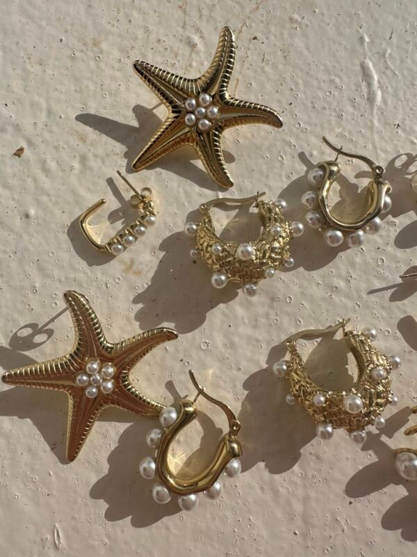 Pearl hoops - Afbeelding 2