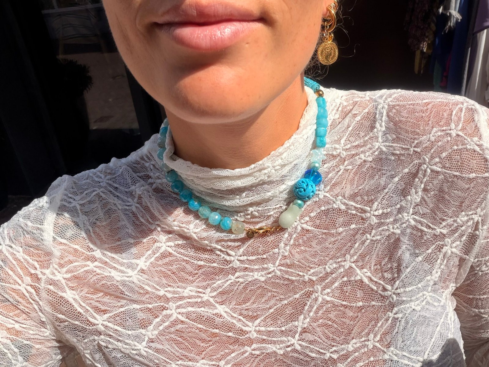 Pearl Wave Ketting - Afbeelding 4
