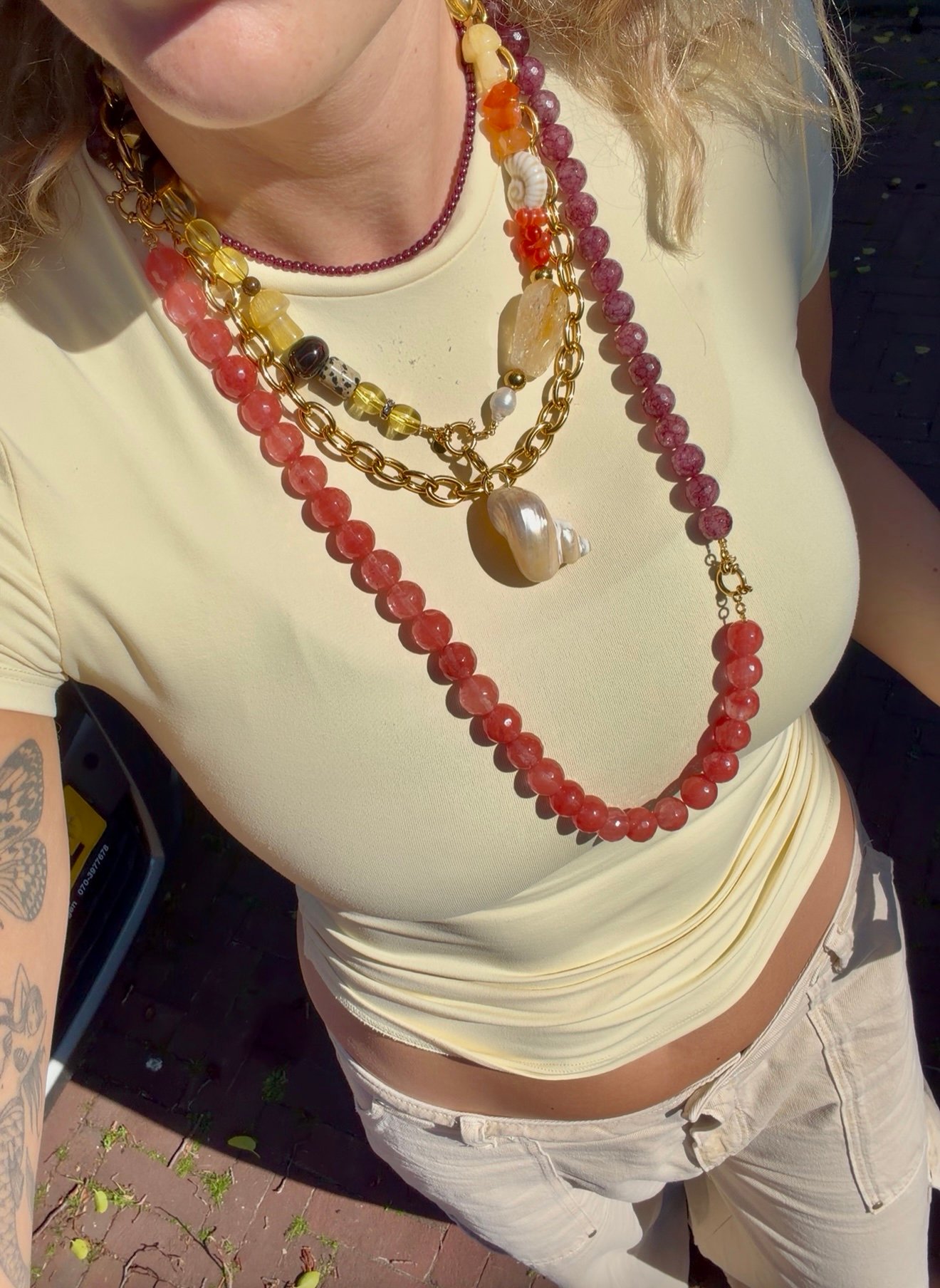 Sienna Ruby Ketting - Afbeelding 2